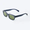 Unisex-Sonnenbrille mit markantem rechteckigem Rahmen – Staubiges Hellgrau Unisex-Sonnenbrille mit markantem rechteckigem Rahmen – Staubiges Hellgrau