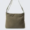 Unisex-Umhängetasche aus Canvas – Khaki-Grün Unisex-Umhängetasche aus Canvas – Khaki-Grün