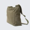 Unisex-Umhängetasche aus Canvas – Khaki-Grün Unisex-Umhängetasche aus Canvas – Khaki-Grün
