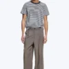 Uno Loose Anzughose – Dunkelbeige Melange Uno Loose Anzughose – Dunkelbeige Melange