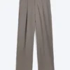 Uno Loose Anzughose – Dunkelbeige Melange Uno Loose Anzughose – Dunkelbeige Melange