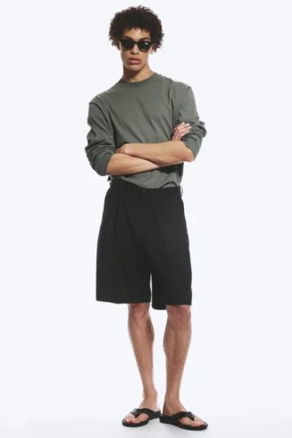 Uno Loose Suit Shorts – Schwarz
