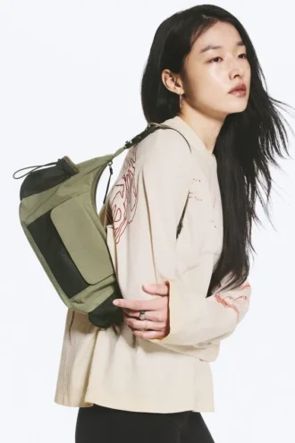 Utility-Handtasche – Khakigrün