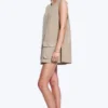 Utility-Minikleid aus Baumwoll-Canvas – Beige Utility-Minikleid aus Baumwoll-Canvas – Beige