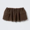 Utility-Twill-Minirock – Dunkelbraun Utility-Twill-Minirock – Dunkelbraun