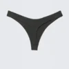 V-förmiger gerippter Bikini-String – Dunkelgrau V-förmiger gerippter Bikini-String – Dunkelgrau