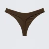 V-förmiger String-Bikini-Slip – Dunkelbraun V-förmiger String-Bikini-Slip – Dunkelbraun