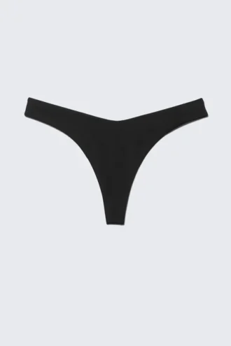 V-förmiger String-Bikini-Slip – Schwarz V-förmiger String-Bikini-Slip – Schwarz