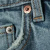 Vega Curve Slim-Fit-Jeans mit hoher Taille – Blue Horses – Mittelblau