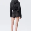 Venus Frayed Low Rise Denim Hotpants – Chelsea Black – Schwarz Venus Frayed Low Rise Denim Hotpants – Chelsea Black – Schwarz