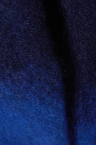 Verwaschener Pullover aus Mohairmischung – Schwarz/Blau verwaschen