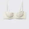 Vielseitiges Bikini-Oberteil mit Bügeln – Hellbeige Vielseitiges Bikini-Oberteil mit Bügeln – Hellbeige