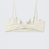 Vielseitiges Bikini-Oberteil mit Bügeln – Hellbeige Vielseitiges Bikini-Oberteil mit Bügeln – Hellbeige