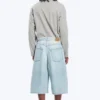 Void Mid Rise Loose Long Denim Shorts – Ghost Blue – Hellblau Void Mid Rise Loose Long Denim Shorts – Ghost Blue – Hellblau