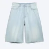 Void Mid Rise Loose Long Denim Shorts – Ghost Blue – Hellblau Void Mid Rise Loose Long Denim Shorts – Ghost Blue – Hellblau