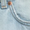 Void Mid Rise Loose Long Denim Shorts – Ghost Blue – Hellblau Void Mid Rise Loose Long Denim Shorts – Ghost Blue – Hellblau