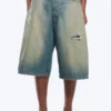 Void Mid Rise Loose Long Denim Shorts – Honey Blue – Hellblau Void Mid Rise Loose Long Denim Shorts – Honey Blue – Hellblau