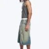 Void Mid Rise Loose Long Denim Shorts – Honey Blue – Hellblau Void Mid Rise Loose Long Denim Shorts – Honey Blue – Hellblau