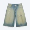 Void Mid Rise Loose Long Denim Shorts – Honey Blue – Hellblau Void Mid Rise Loose Long Denim Shorts – Honey Blue – Hellblau