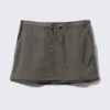 Wandelbarer Nylon-Cargo-Rock – Dunkelgrau Wandelbarer Nylon-Cargo-Rock – Dunkelgrau