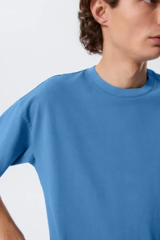 Washed Blue Loose Boxy T-Shirt – Washed Blue