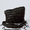 Washed Denim Multi Zip Tasche – Schwarz Washed Denim Multi Zip Tasche – Schwarz