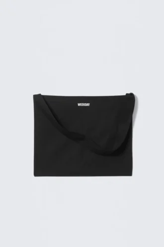 Weekday Canvas-Tragetasche – Schwarz