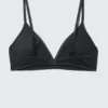 Weich gepolsterter Triangel-BH – Schwarz Weich gepolsterter Triangel-BH – Schwarz