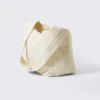 Weiche Canvas-Umhängetasche – Hellbeige Weiche Canvas-Umhängetasche – Hellbeige