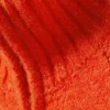 Weiche, eng anliegende Strickjacke mit Reißverschluss – Leuchtendes Orange Weiche, eng anliegende Strickjacke mit Reißverschluss – Leuchtendes Orange