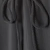 Weiche Hose mit Kordelzug und weitem Bein – Dunkelgrau Weiche Hose mit Kordelzug und weitem Bein – Dunkelgrau