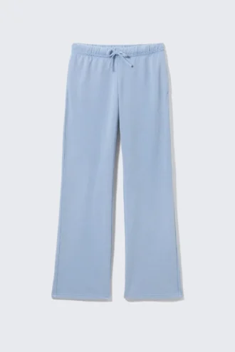 Weiche Pyjama-Hose aus Frottee – Staubblau