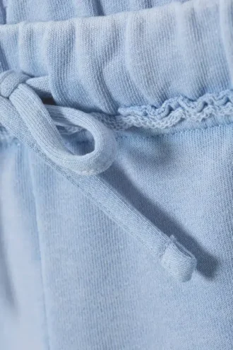 Weiche Pyjama-Hose aus Frottee – Staubblau