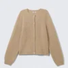 Weiche Strickjacke – Beige Weiche Strickjacke – Beige