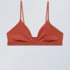 Weiche Triangel-Bralette – Rostrot Weiche Triangel-Bralette – Rostrot