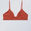 Weiche Triangel-Bralette – Rostrot Weiche Triangel-Bralette – Rostrot