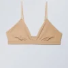 Weicher Triangel-Bralette – Beige Weicher Triangel-Bralette – Beige