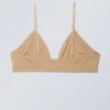 Weicher Triangel-Bralette – Beige Weicher Triangel-Bralette – Beige