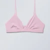 Weicher Triangel-Bralette – Hellrosa Weicher Triangel-Bralette – Hellrosa