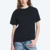 Weiches Baumwoll-T-Shirt in Regular-Passform – Dunkelblau Weiches Baumwoll-T-Shirt in Regular-Passform – Dunkelblau