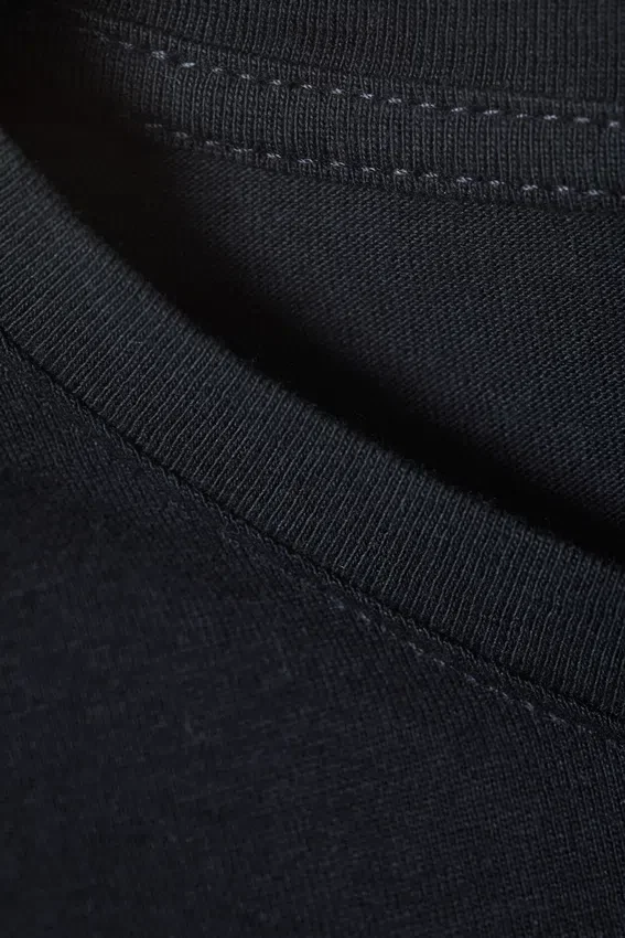 Weiches Baumwoll-T-Shirt in Regular-Passform – Dunkelblau Weiches Baumwoll-T-Shirt in Regular-Passform – Dunkelblau