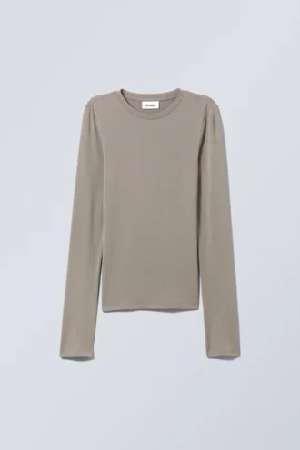 Weiches, gebürstetes Langarmshirt – Mole