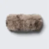 Weiches Kunstfell-Stirnband – Beige Weiches Kunstfell-Stirnband – Beige