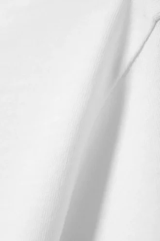 Weiches Langarmshirt aus Baumwolljersey – Weiß