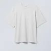Weiches Oversize-T-Shirt – Hellgrau meliert Weiches Oversize-T-Shirt – Hellgrau meliert