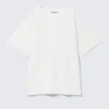 Weiches, oversized Short-Sleeved T-Shirt – Off-White