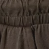 Weit geschnittene Jersey-Hose mit weitem Bein – gewaschen, dunkelbraun Weit geschnittene Jersey-Hose mit weitem Bein – gewaschen, dunkelbraun