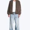Weit geschnittener Kapuzenpullover mit Reißverschluss und Print – Dunkelbraun Weit geschnittener Kapuzenpullover mit Reißverschluss und Print – Dunkelbraun