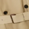 Weit geschnittener Zweireiher-Trenchcoat – Beige Weit geschnittener Zweireiher-Trenchcoat – Beige