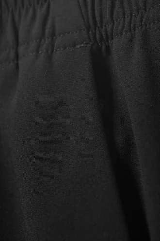 Weite Anzughose zum Hineinschlüpfen – Schwarz